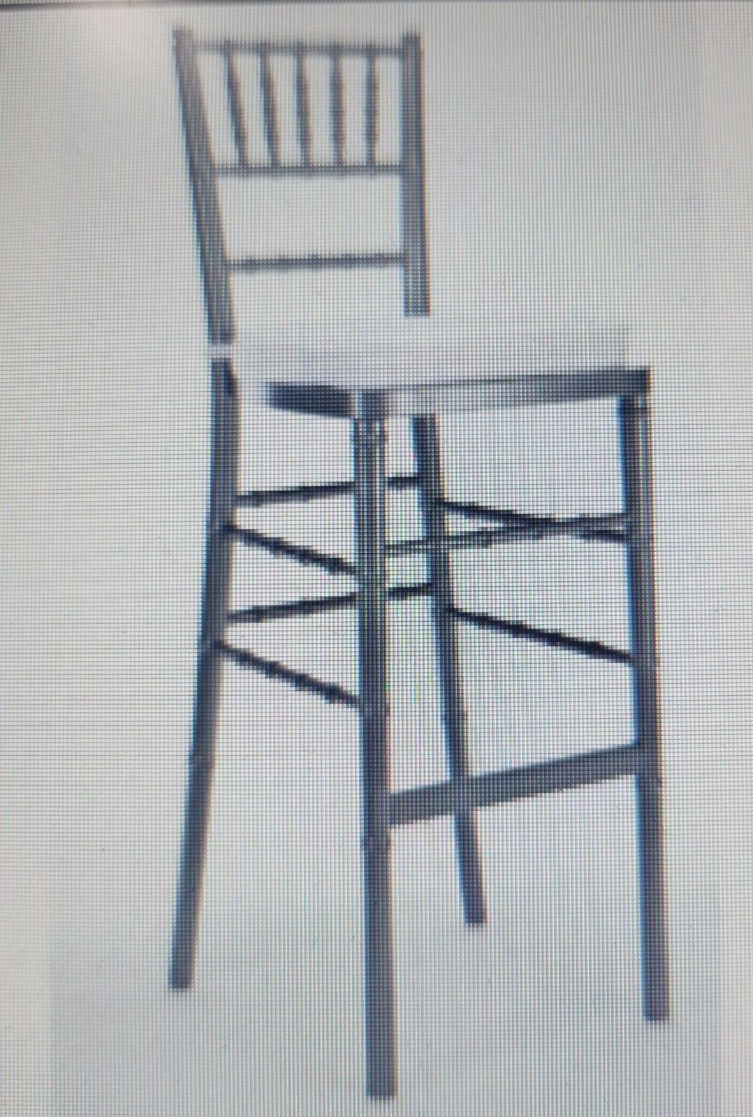 Silver Chiavari Bar stool