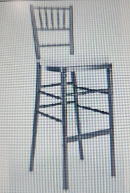 Silver Chiavari Bar stool